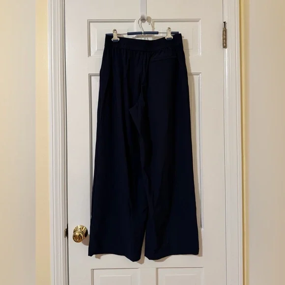 Athleta Pinnacle High Rise Trouser Pants Size 8 Navy Blue - Picture 5 of 6